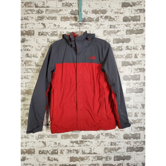 The North Face Hyvent Windbreaker Jacket Small Red Full Zip - Picture 1 of 16